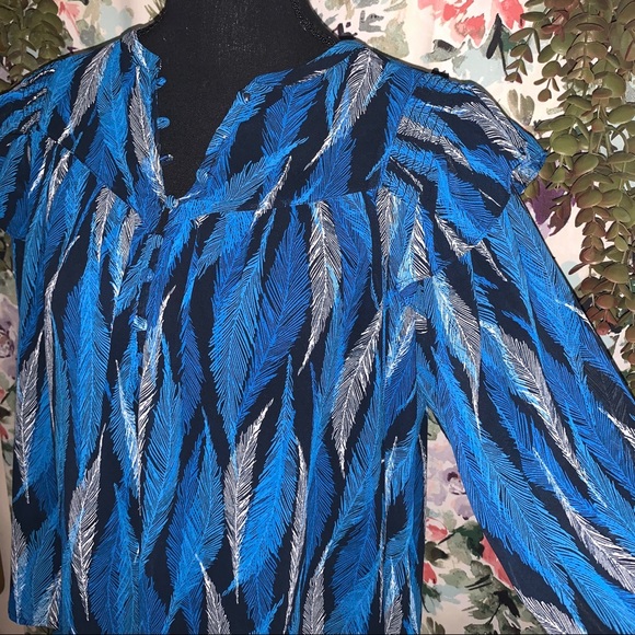 NY&Co | Royal Blue Blouse - Picture 2 of 5